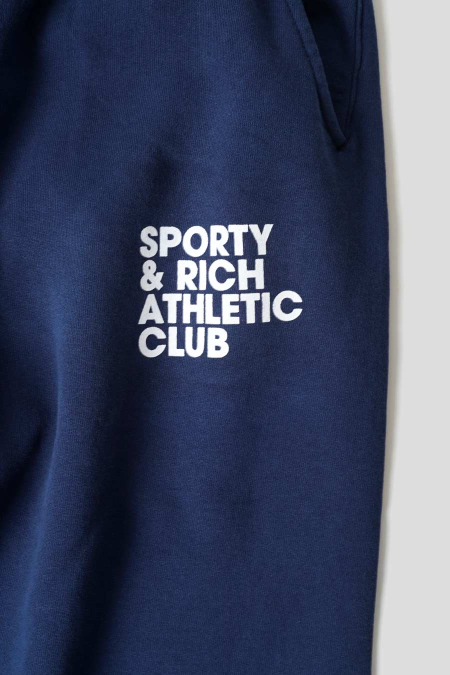 Sporty & Rich - NAVY ATHLETIC CLUB SWEATPANTS
