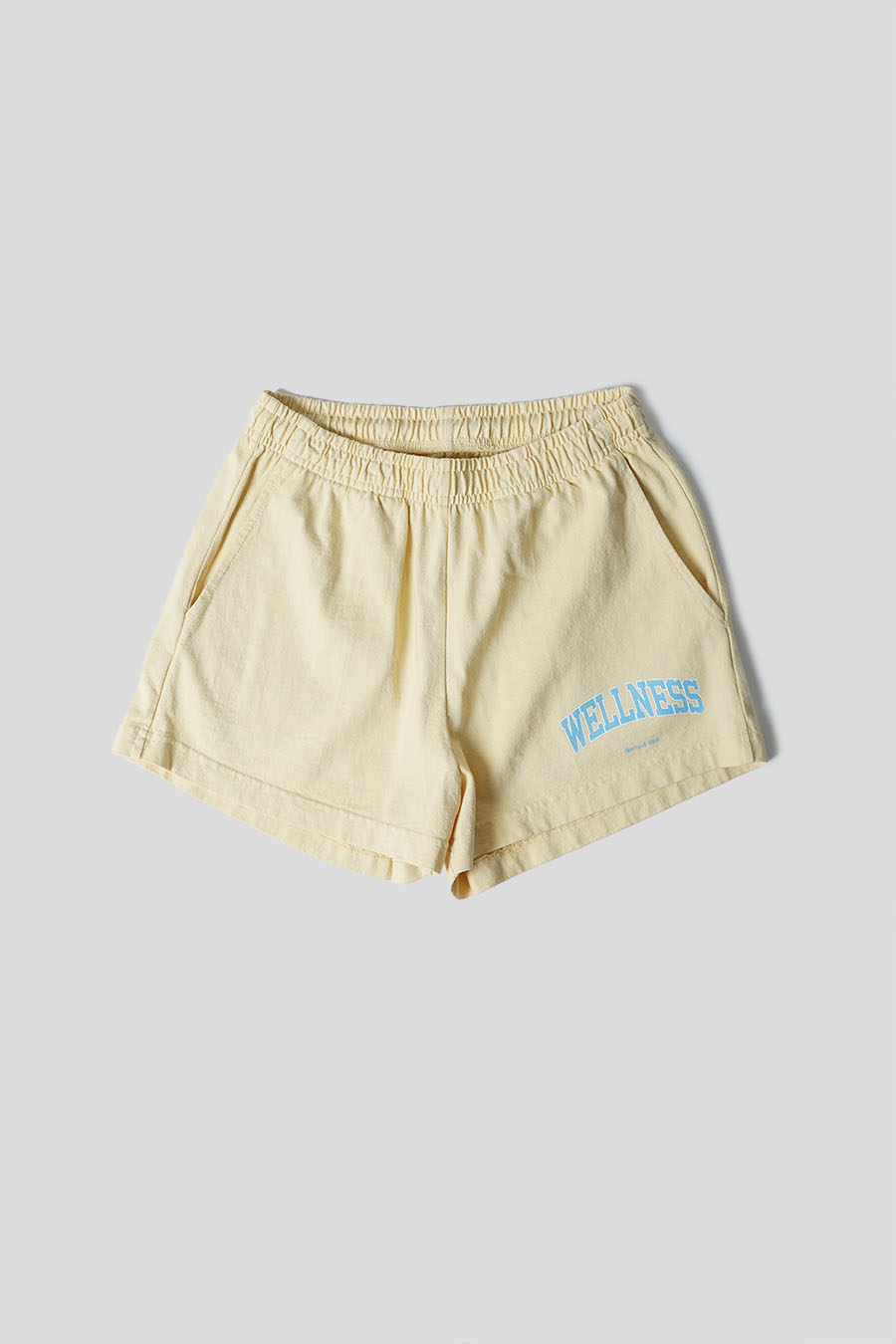 Sporty & Rich - DISCO WELLNESS IVY SHORTS PALE YELLOW - LE LABO STORE
