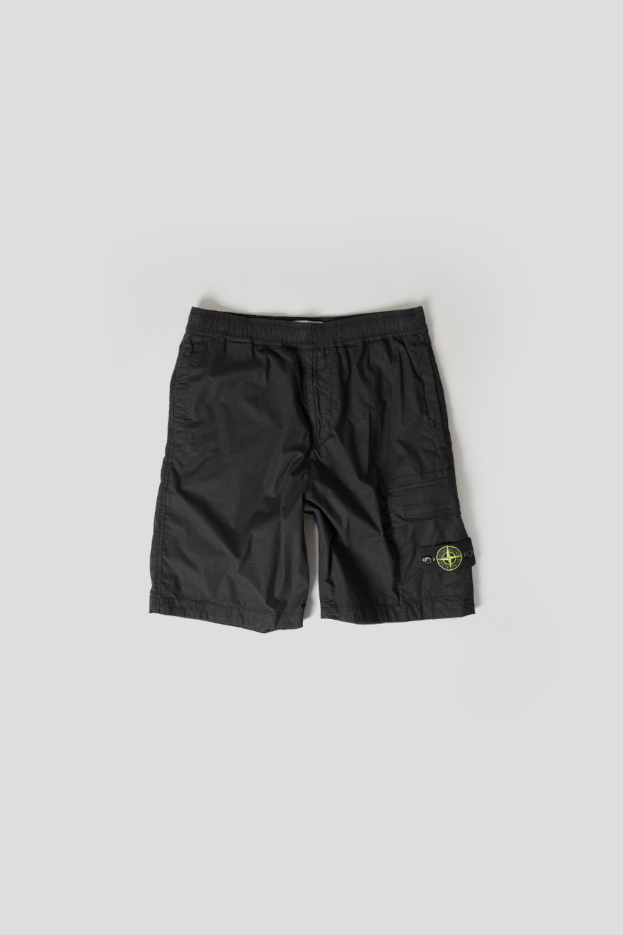 Stone Island - BERMUDA ÉLASTIQUE CARGO NOIR - LE LABO STORE