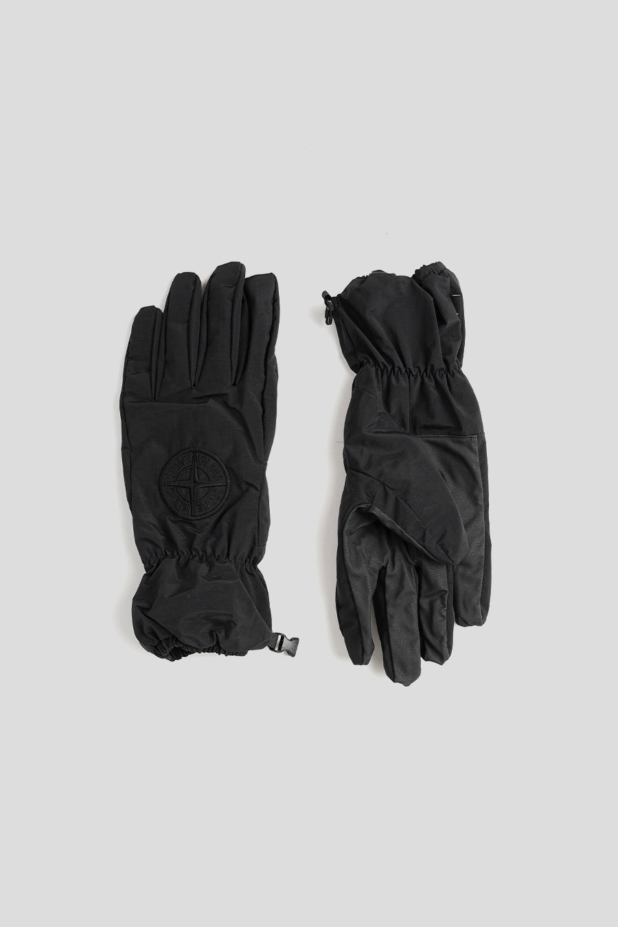 Stone Island - BLACK NYLON GLOVE - LE LABO STORE