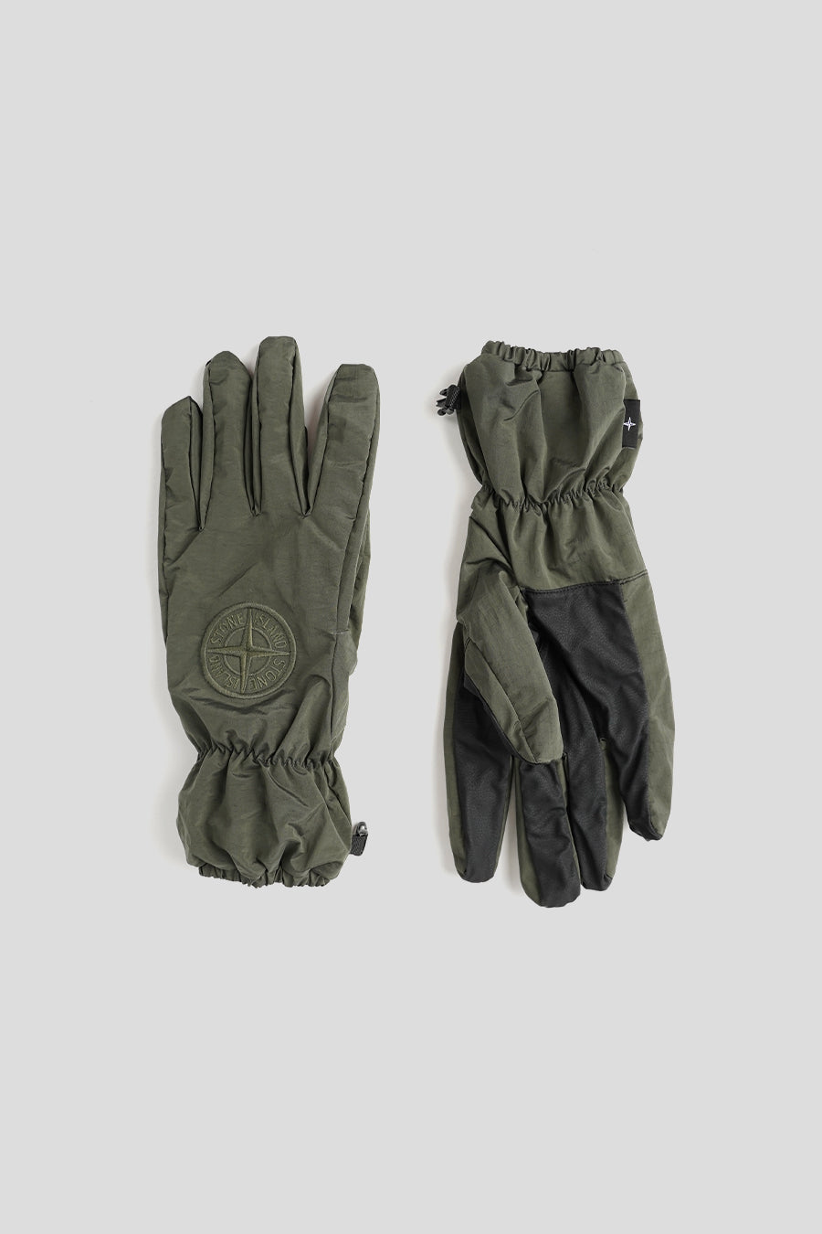 Stone Island - MOSS GREEN NYLON GLOVE - LE LABO STORE