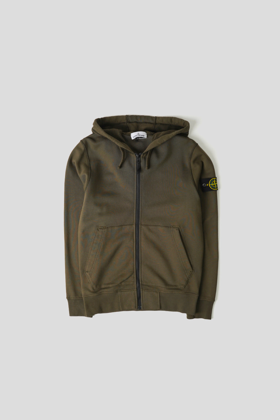 Stone Island - HOODIE ZIPPÉ VERT MILITAIRE - LE LABO STORE