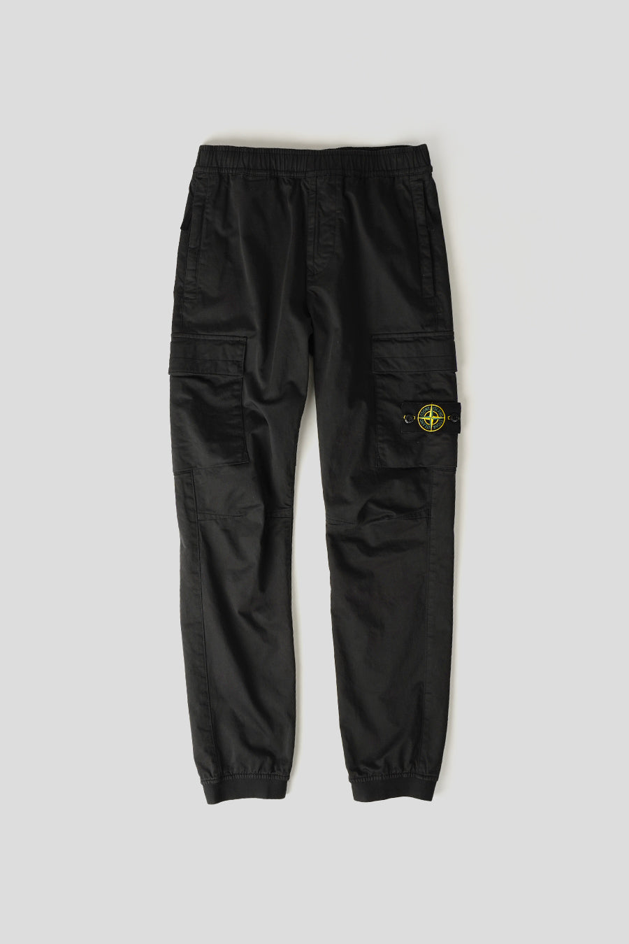 Stone Island - BLACK ELASTIC CARGO PANTS - LE LABO STORE