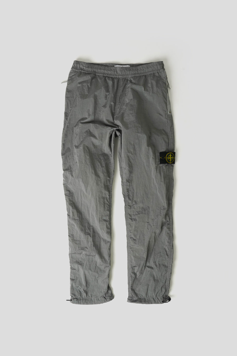 Stone Island - PANTALON EN NYLON ECONYL GRIS - LE LABO STORE