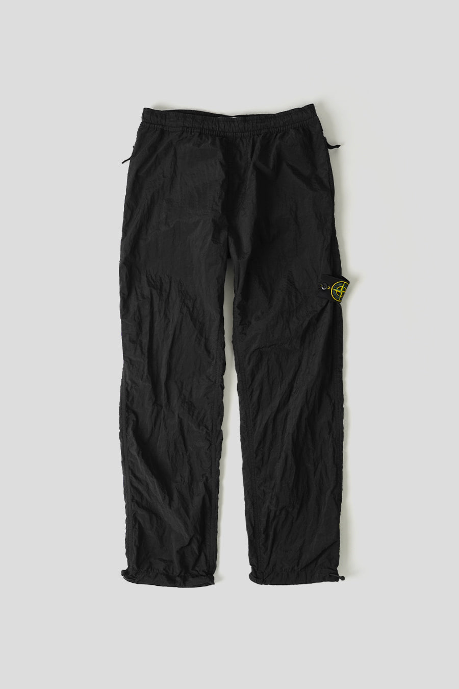 Stone Island - PANTALON EN NYLON ECONYL NOIR - LE LABO STORE