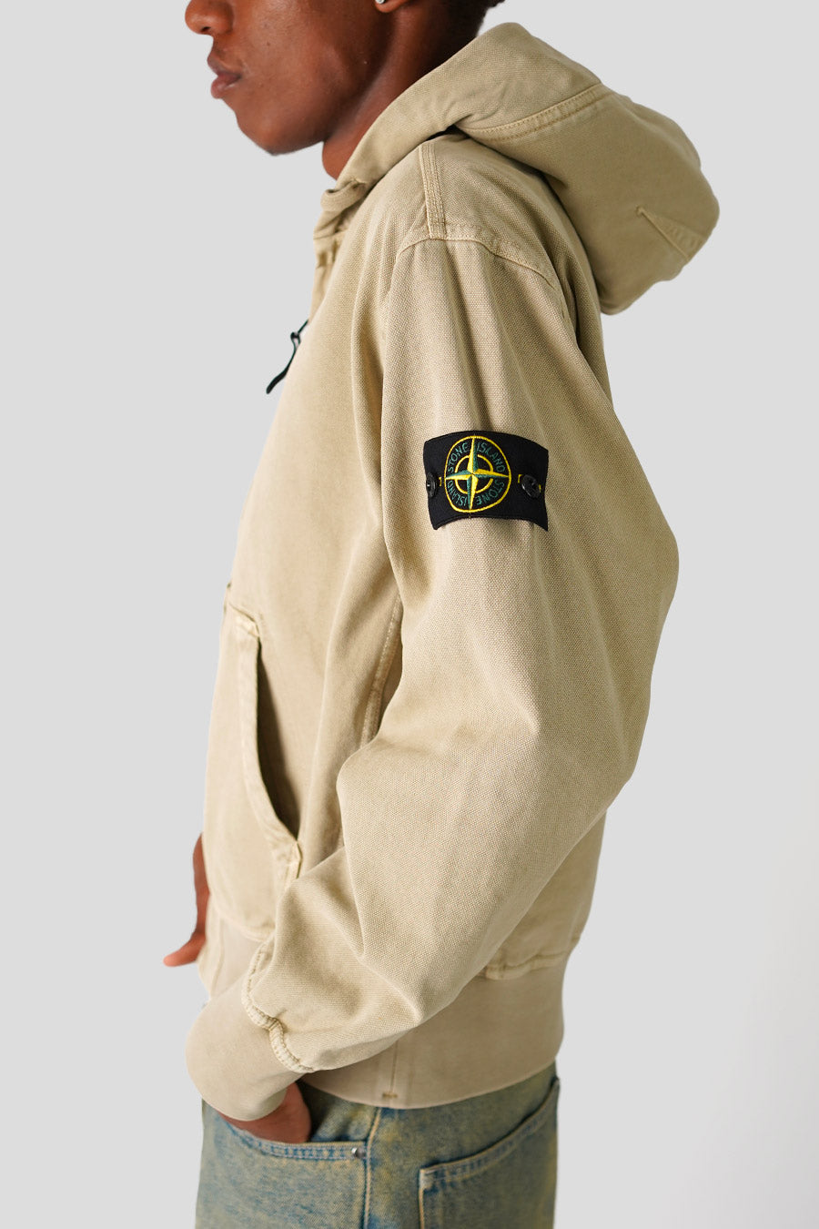 Stone Island - DESERT ORGANIC PANAMA COTTON 'OLD' EFFECT