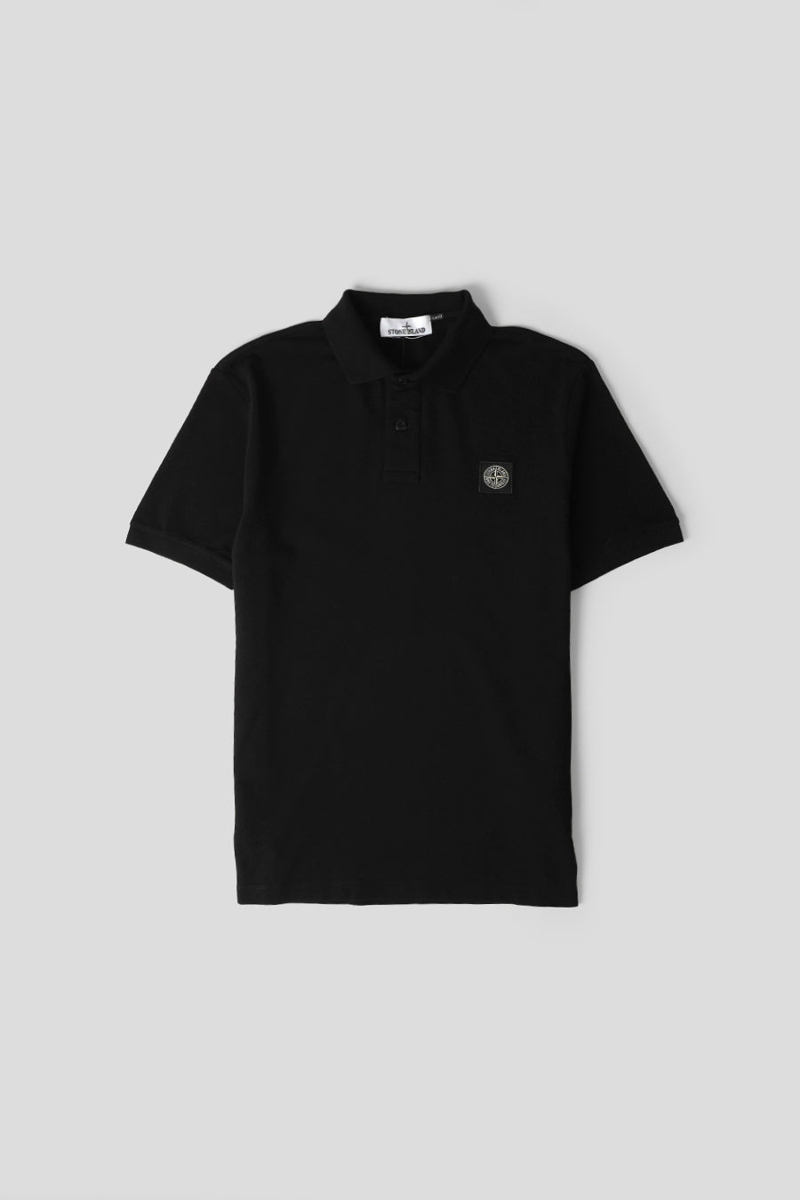 Stone Island - POLO À COUPE SLIM NOIR - LE LABO STORE