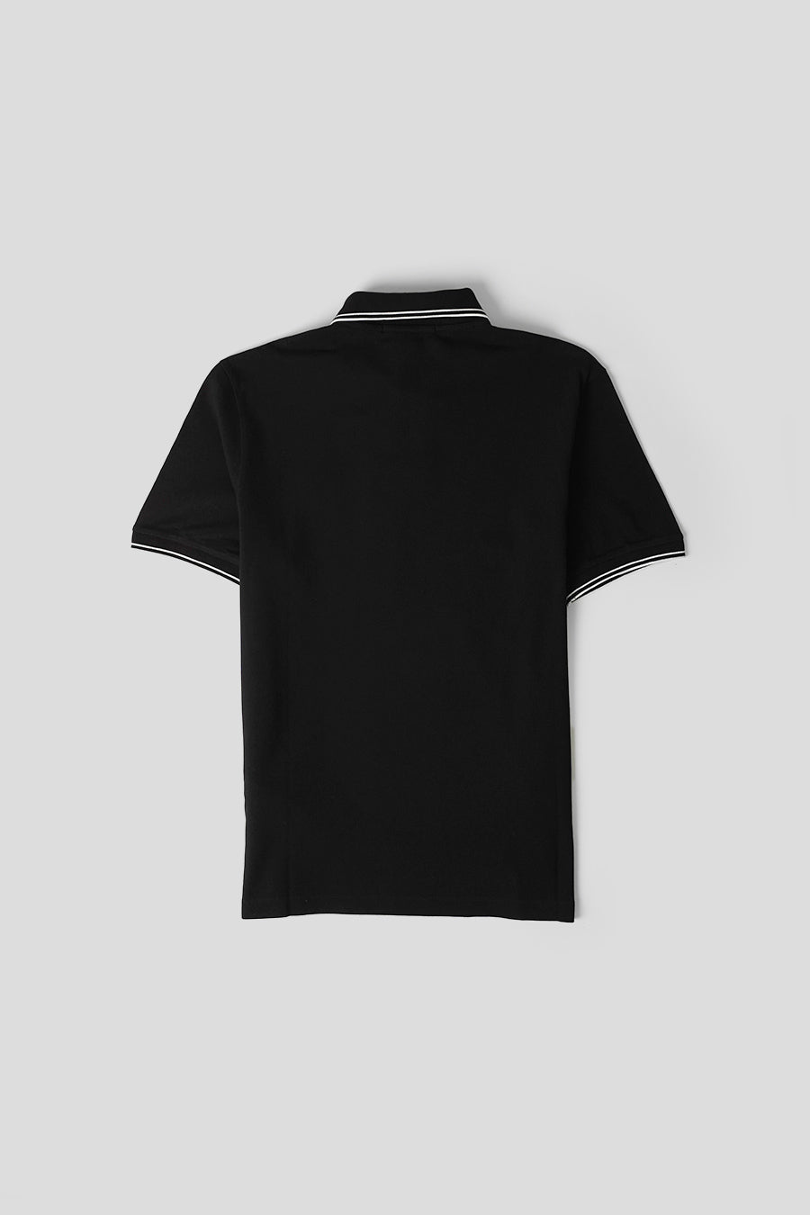 Stone Island - POLO CONTRASTÉ SLIM NOIR - LE LABO STORE