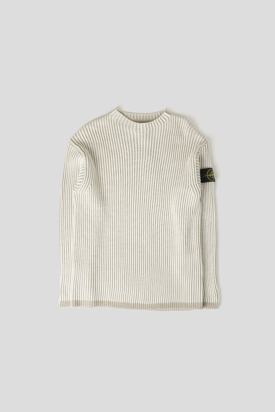 Stone Island - ECRU KNIT SWEATER - LE LABO STORE