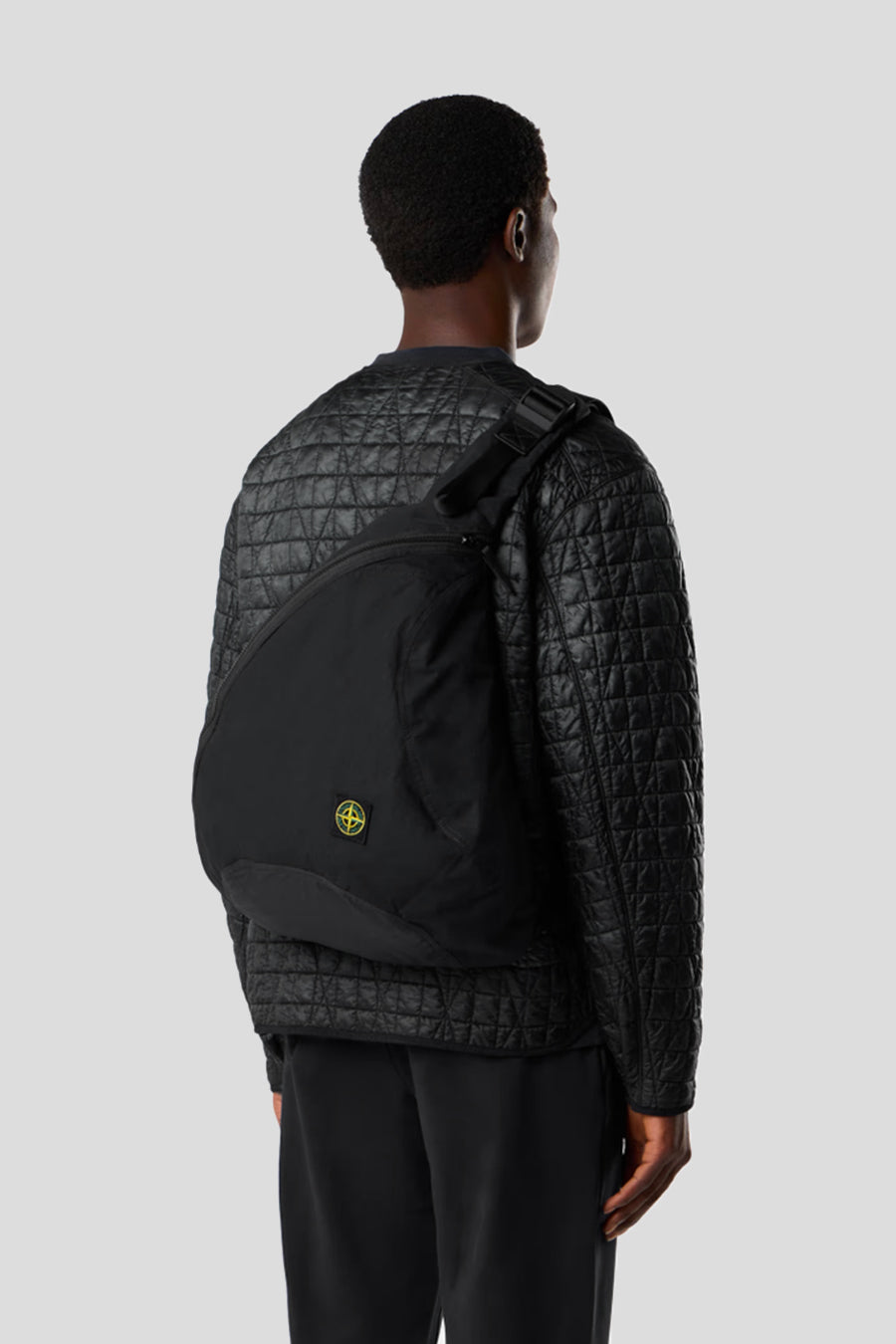 Stone Island - BLACK ALUMINIUM TELA BACKPACK - LE LABO STORE