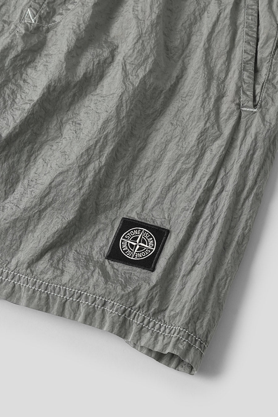 Stone Island - SHORT DE BAIN NYLON METAL ECONYL GRIS - LE LABO STORE
