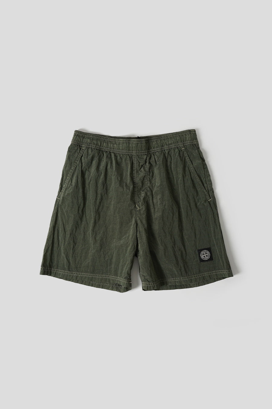 Stone Island - KAKI NYLON METAL SWIM SHORTS - LE LABO STORE