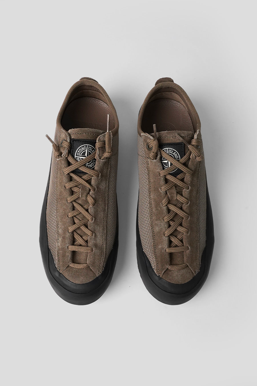 Stone Island - SNEAKERS POLY MESH BRUN CENDRÉ - LE LABO STORE