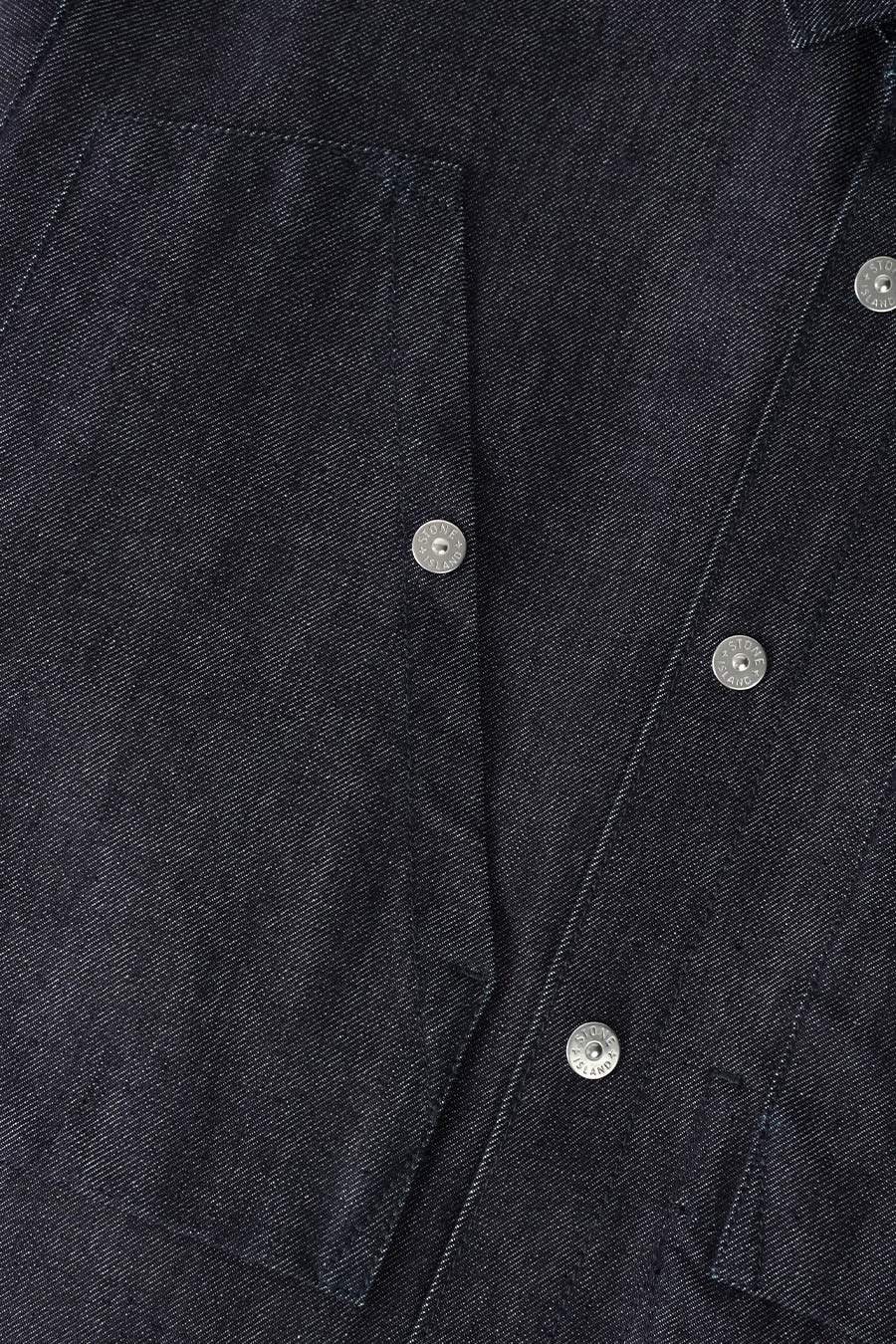 Stone Island - SUR-CHEMISE EN JEAN INDIGO - LE LABO STORE