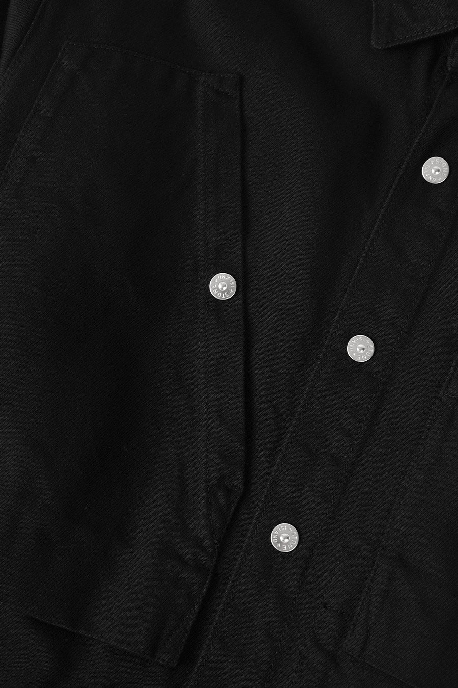 Stone Island - SUR-CHEMISE EN JEAN NOIRE - LE LABO STORE