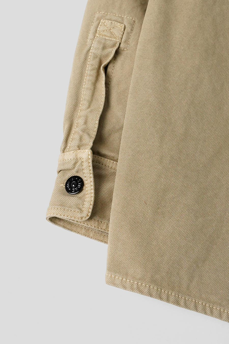 Stone Island - SUR-CHEMISE ORGANIC COTTON PANAMA OLD EFFECT DÉSERT - LE LABO STORE