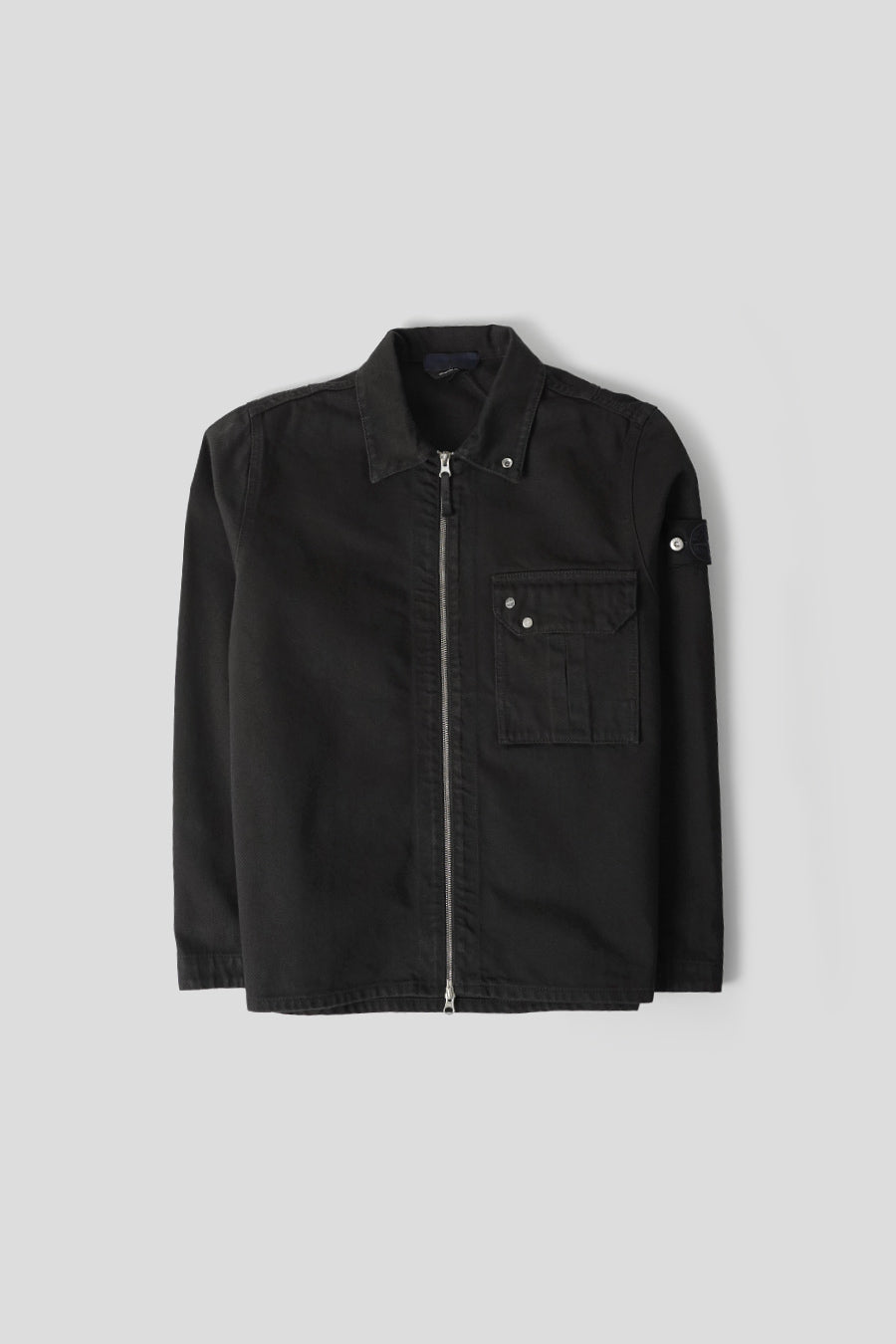 Stone Island - BLACK DENIM OVERSHIRT - LE LABO STORE