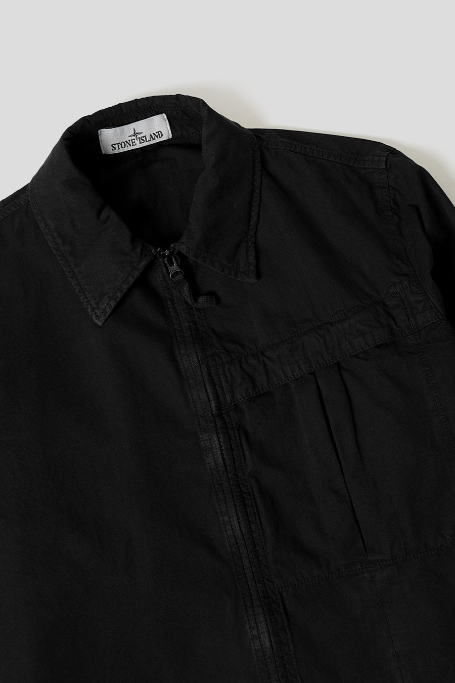 Stone Island - BLACK OVERSHIRT - LE LABO STORE