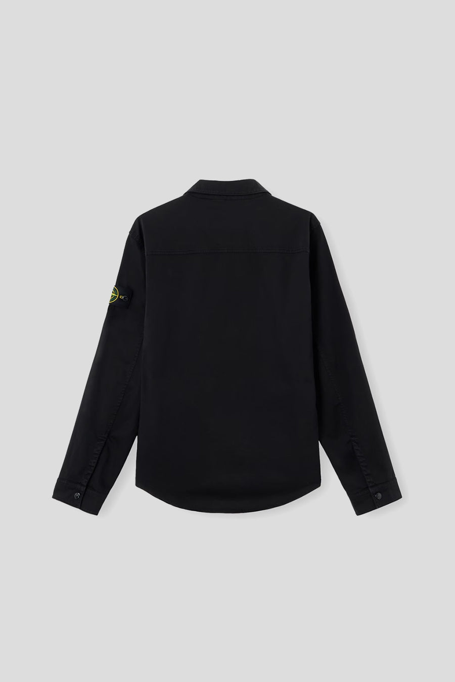 Stone Island - SURCHEMISE STRETCH NOIRE - LE LABO STORE