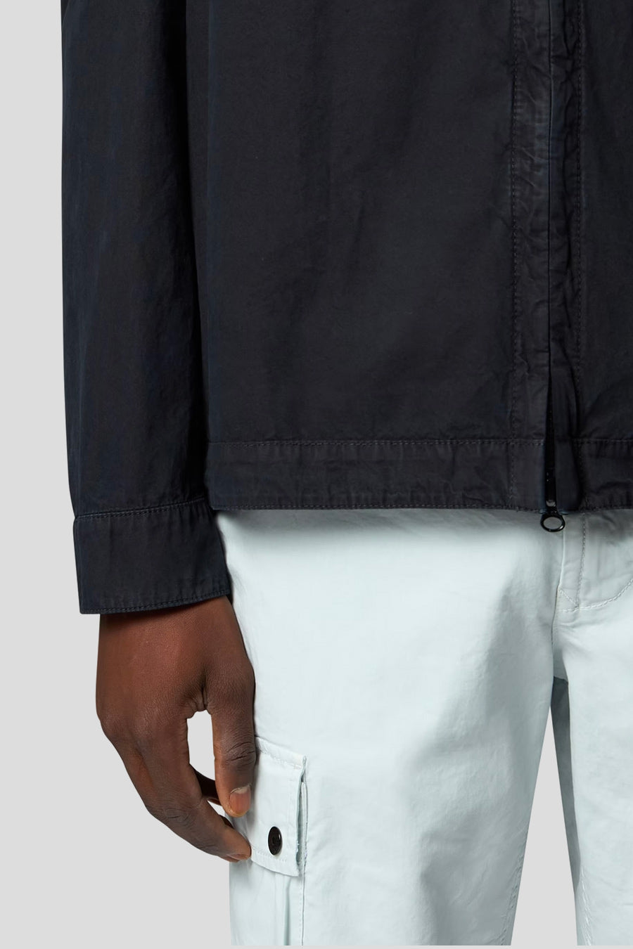 Stone Island - SURCHEMISE ZIPPÉE 