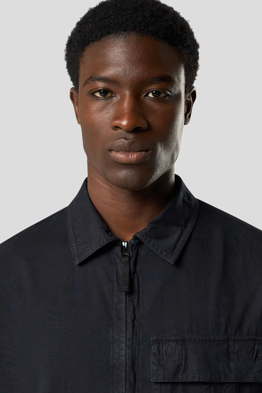 Stone Island - SURCHEMISE ZIPPÉE 