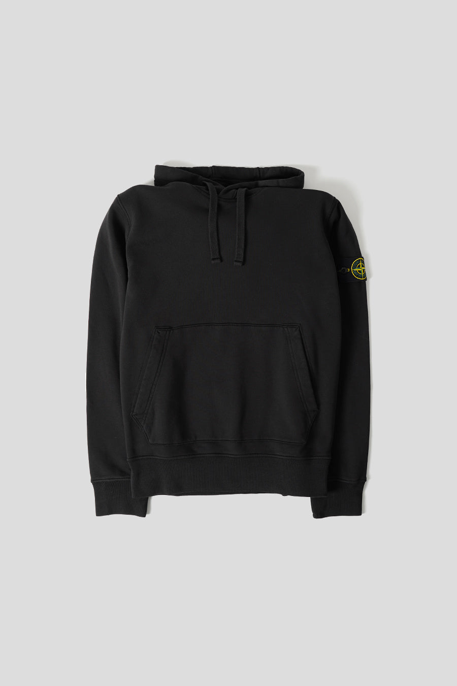 Stone Island - BLACK HOODED SWEATSHIRT - LE LABO STORE