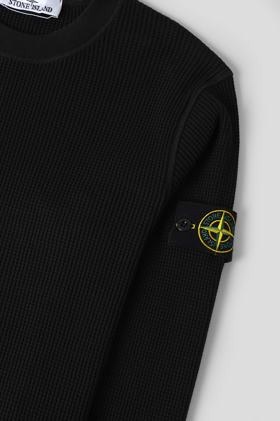 Stone Island - BLACK EMBOSSED SWEATSHIRT - LE LABO STORE