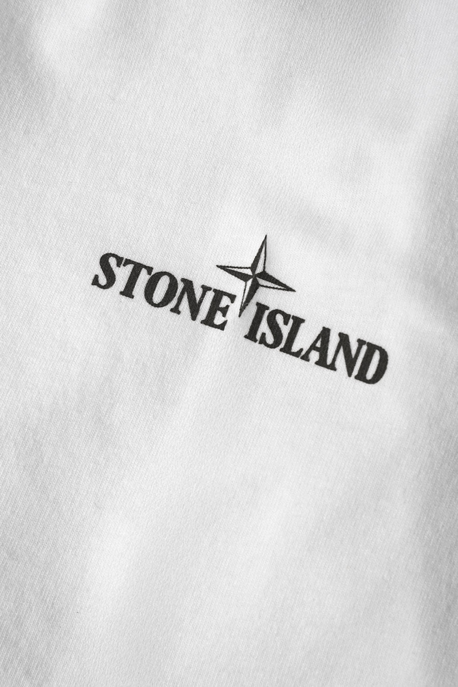 Stone Island - WHITE COMBED ORGANIC COTTON JERSEY T-SHIRT - LE LABO STORE