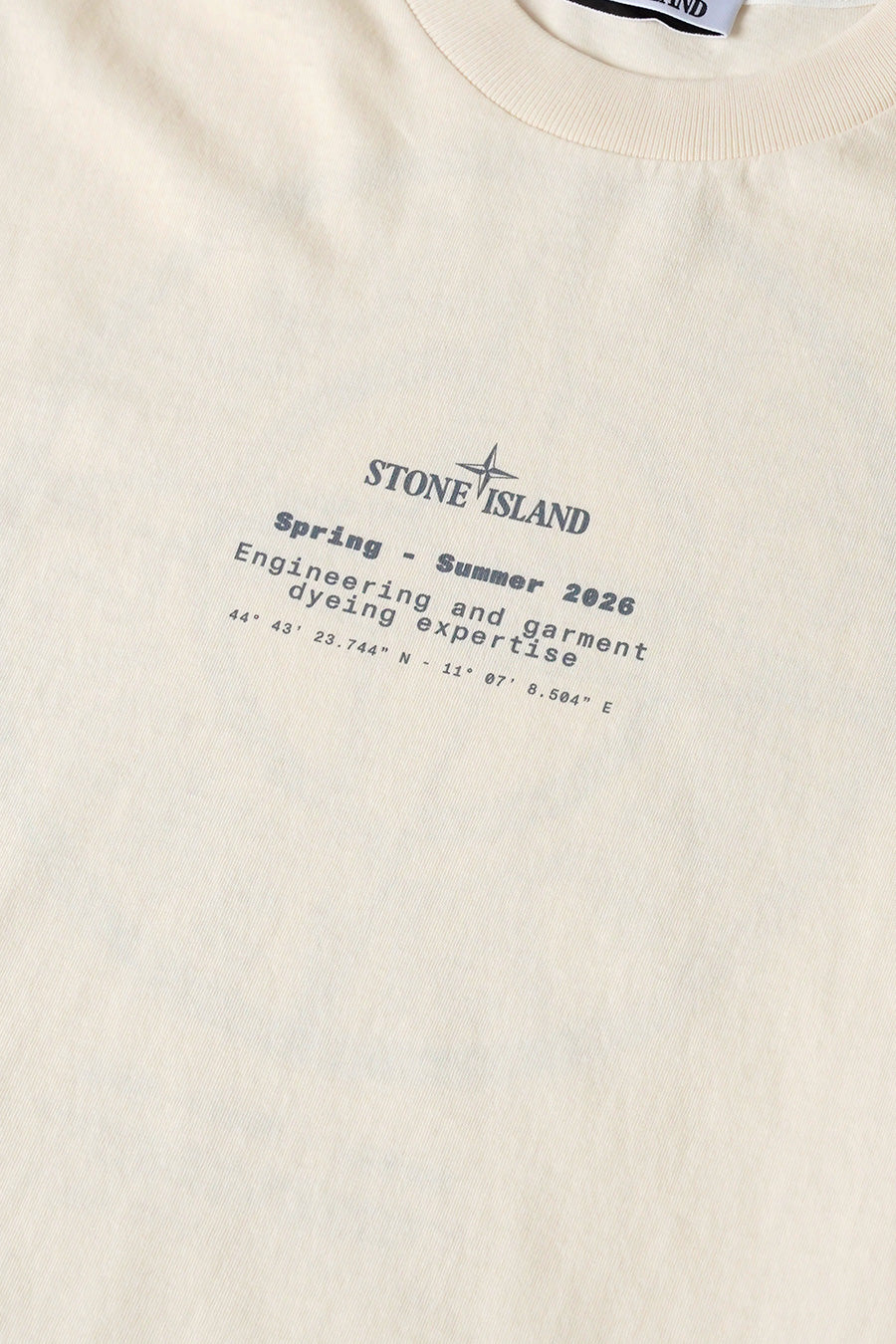 Stone Island - T-SHIRT COMPASS IVOIRE - LE LABO STORE