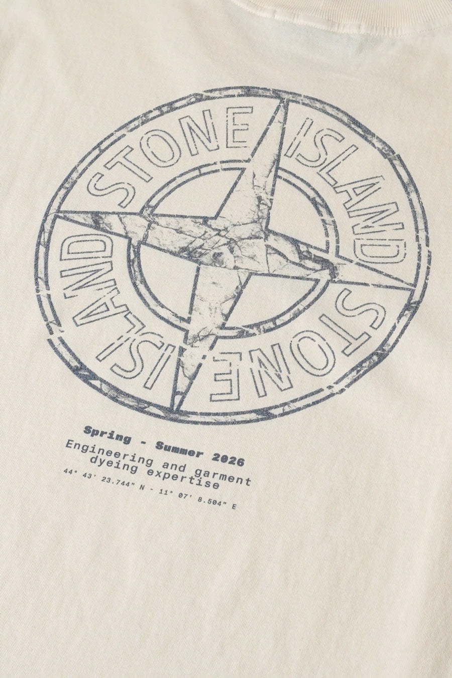 Stone Island - T-SHIRT COMPASS IVOIRE - LE LABO STORE
