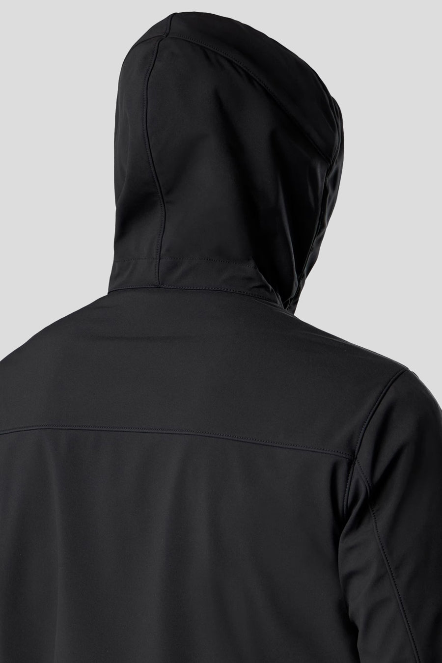 Stone Island - VESTE À CAPUCHE LIGHT SOFT SHELL-R NOIRE - LE LABO STORE