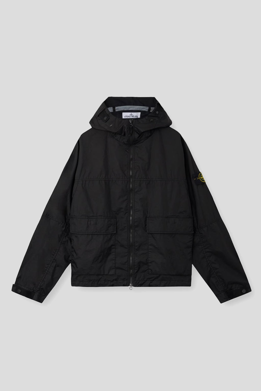 Stone Island - BLACK MEMBRANA 3L TC HOODED JACKET  - LE LABO STORE