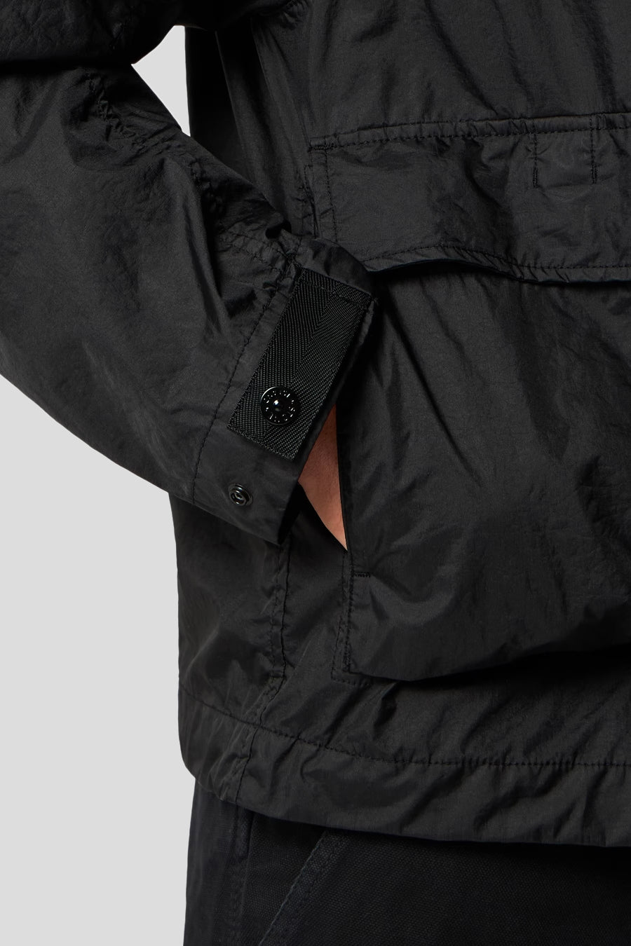 Stone Island - VESTE À CAPUCHE MEMBRANA 3L TC NOIRE - LE LABO STORE