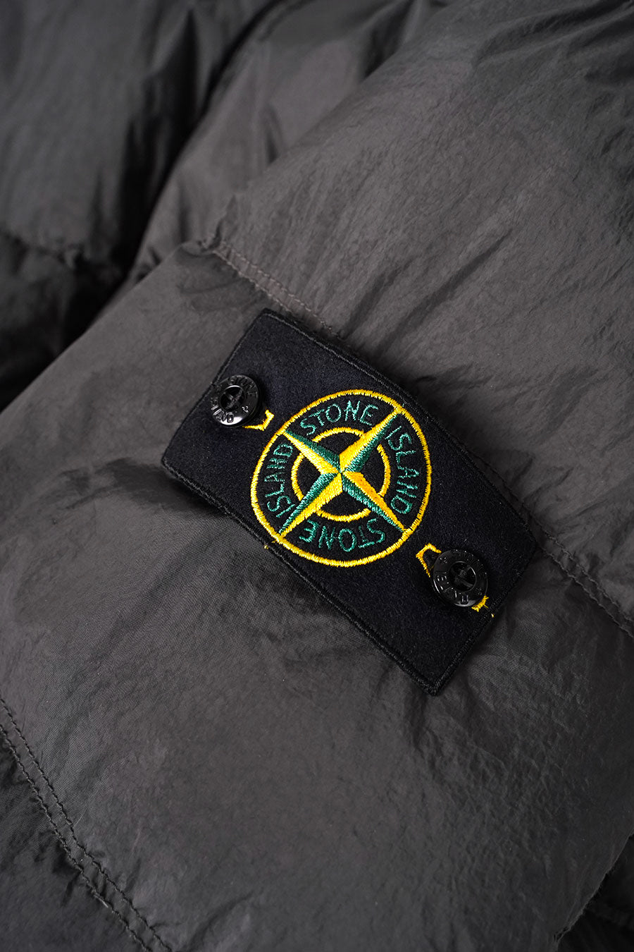 Stone Island - VESTE GARMENT DYED CRINKLE REPS NY GRIS PLOMB - LE LABO STORE