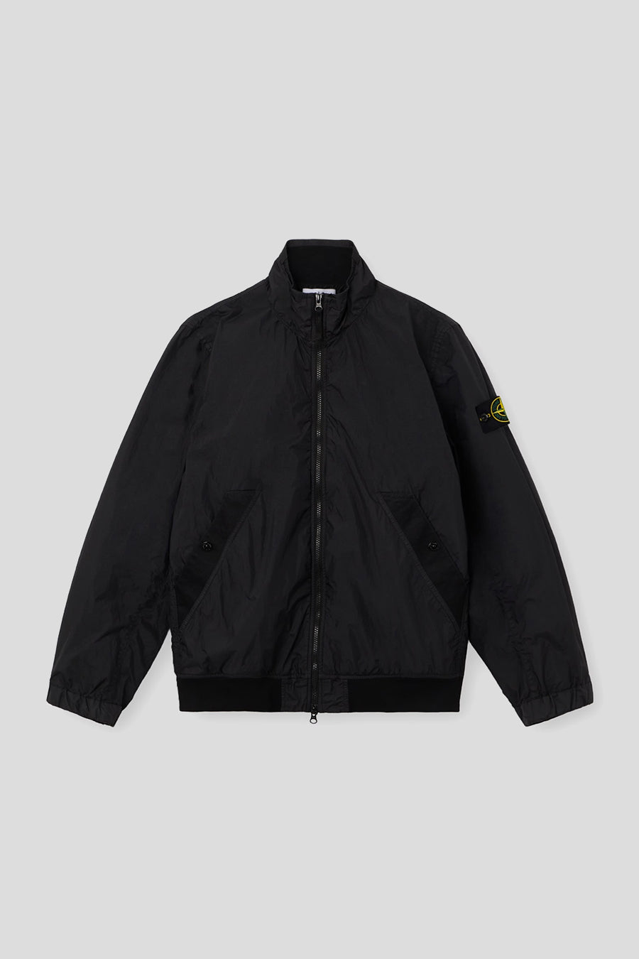 Stone Island - BLACK GARMENT DYED CRINKLE REPS NY JACKET  - LE LABO STORE