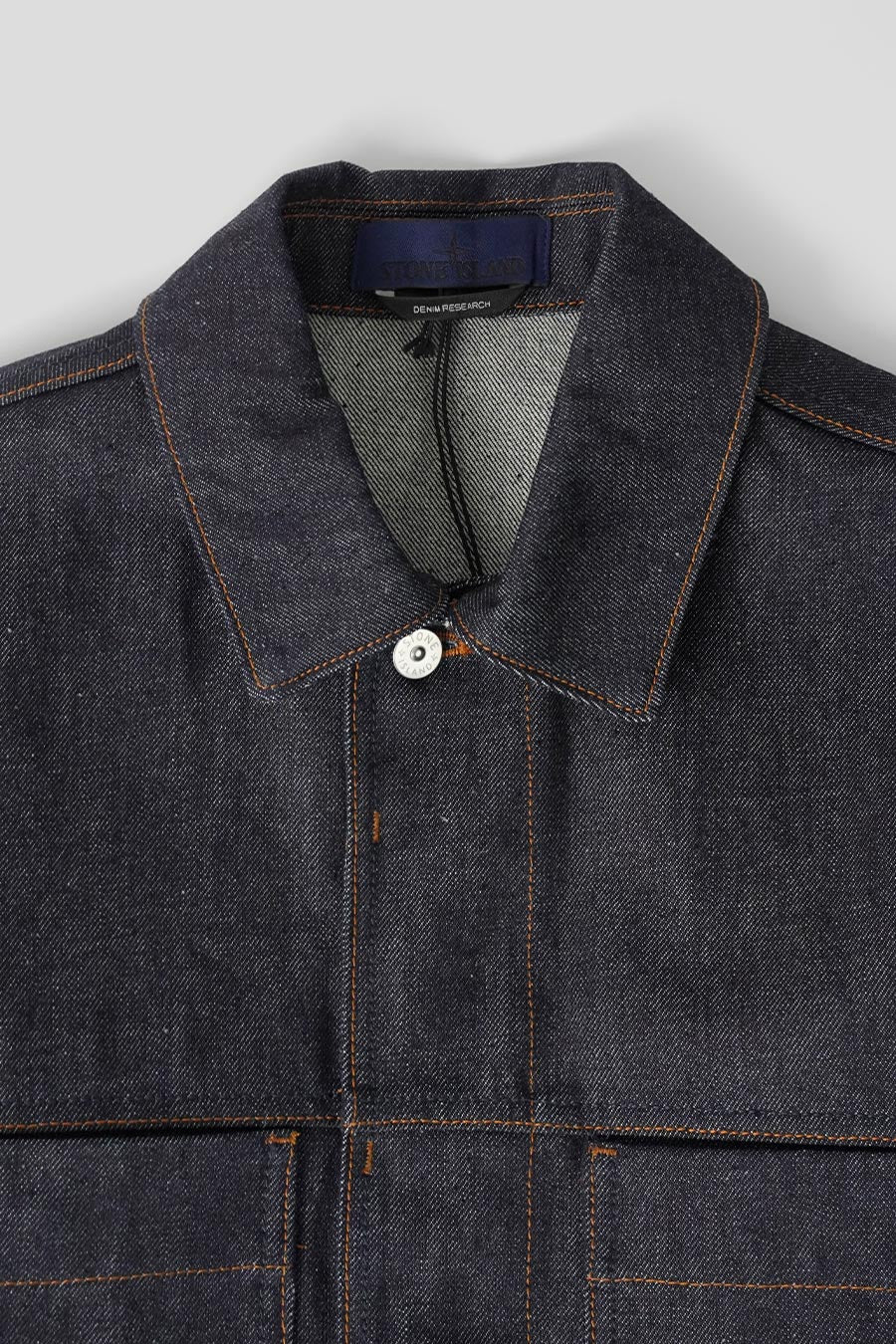 Stone Island - INDIGO DENIM JACKET RAW - LE LABO STORE