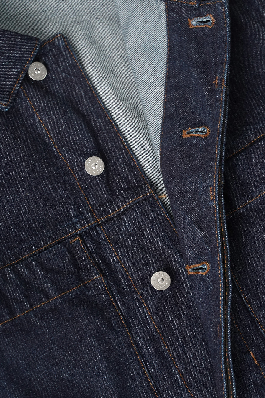 Stone Island - VESTE INDIGO DENIM BLEU DÉLAVÉ - LE LABO STORE