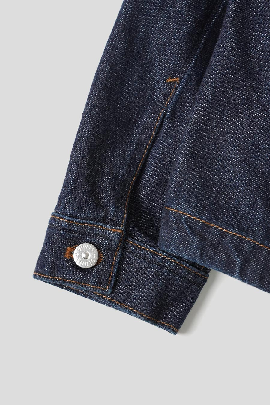 Stone Island - VESTE INDIGO DENIM BLEU DÉLAVÉ - LE LABO STORE