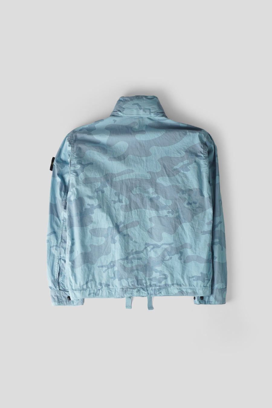 Stone Island - VESTE LÉGÈRE RIPSTOP BLEU CENDRÉ CAMO - LE LABO STORE