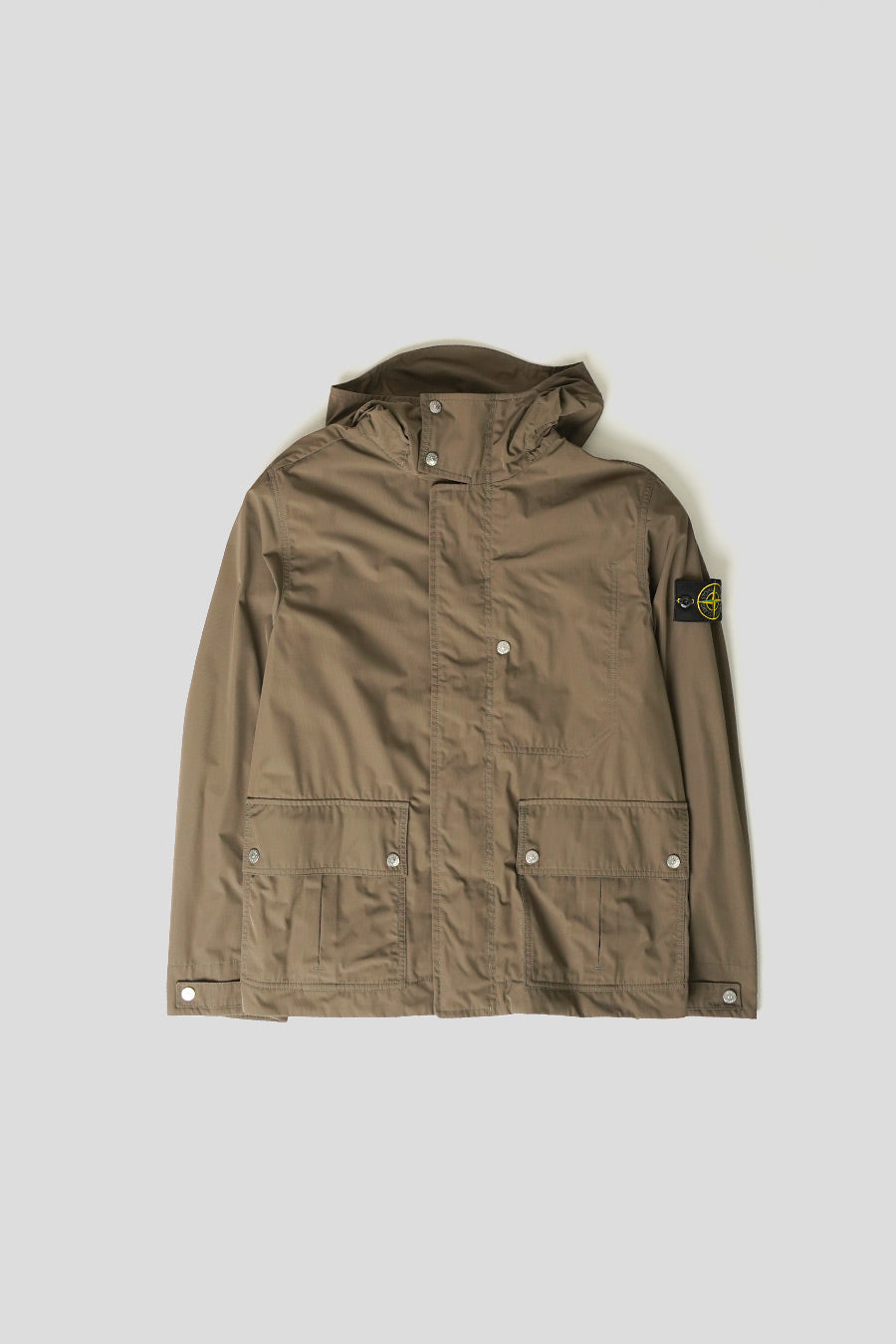 Stone Island - VESTE MICRO TWILL VERT FONCÉ - LE LABO STORE