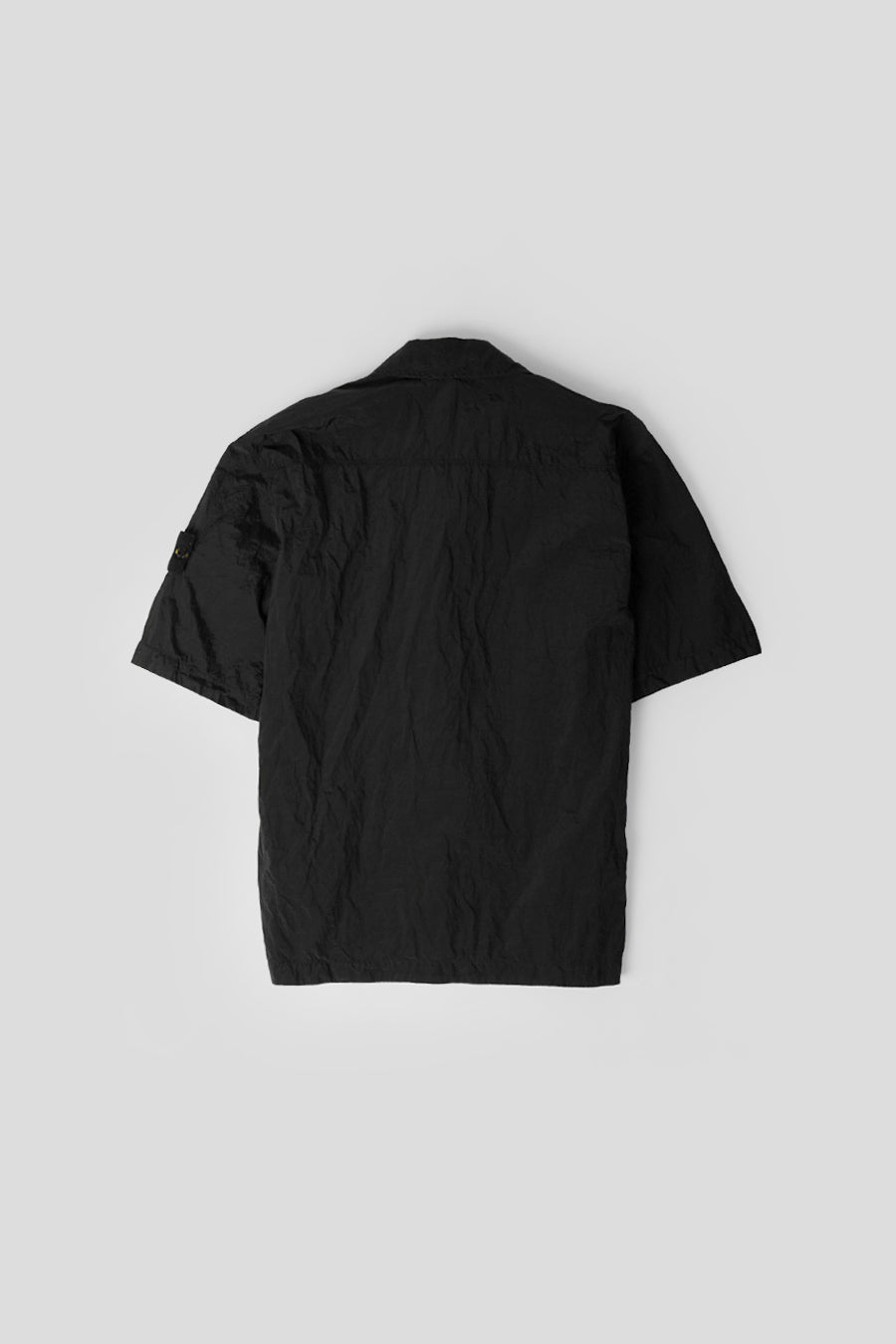 Stone Island - CHEMISE À MANCHES COURTES NYLON METAL NOIRE - LE LABO STORE