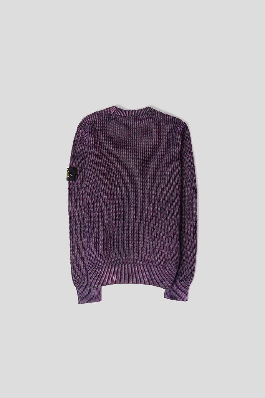 Stone Island - PULL EN MAILLE TRICOTÉ VIOLET - LE LABO STORE