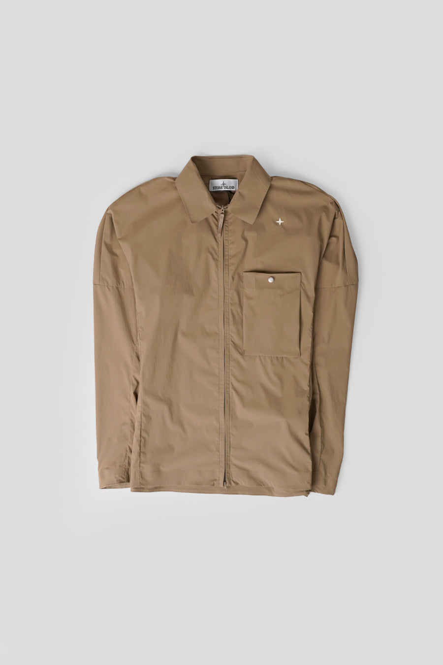 Stone Island - SURCHEMISE STELLINA BRUN CENDRÉ - LE LABO STORE