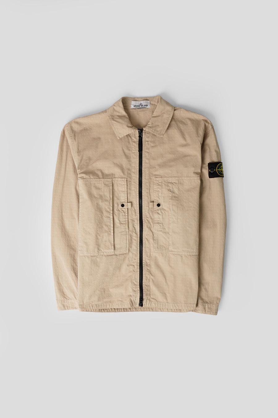 Stone Island - DESERT RIPSTOP ZIP-UP OVERSHIRT - LE LABO STORE