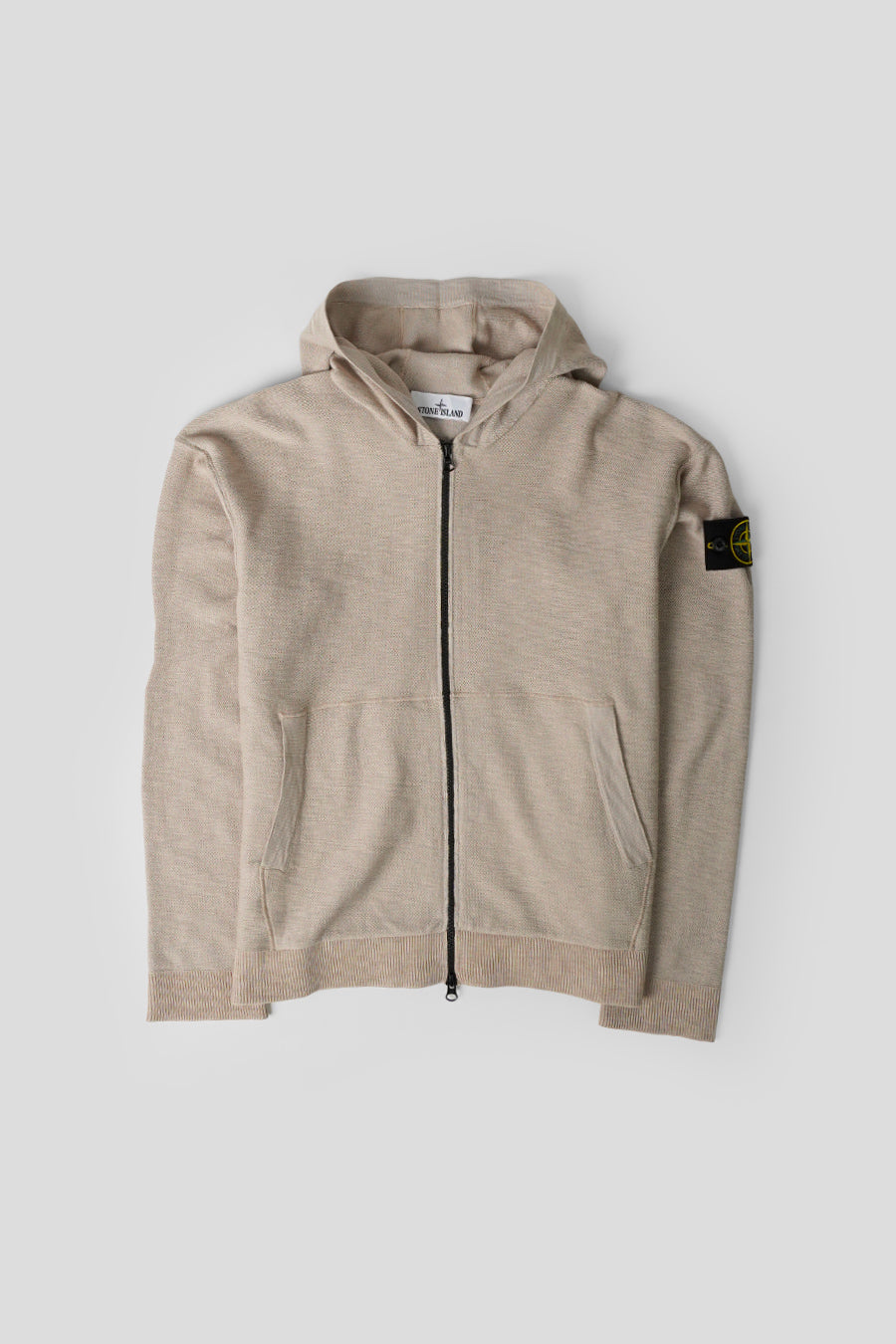 Stone Island - SWEATSHIRT ZIPPÉ À CAPUCHE DESERT - LE LABO STORE