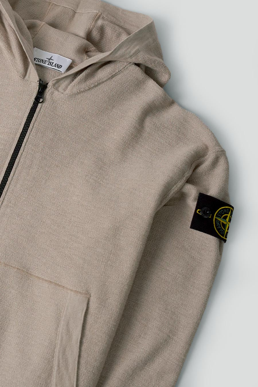 Stone Island - SWEATSHIRT ZIPPÉ À CAPUCHE DESERT - LE LABO STORE