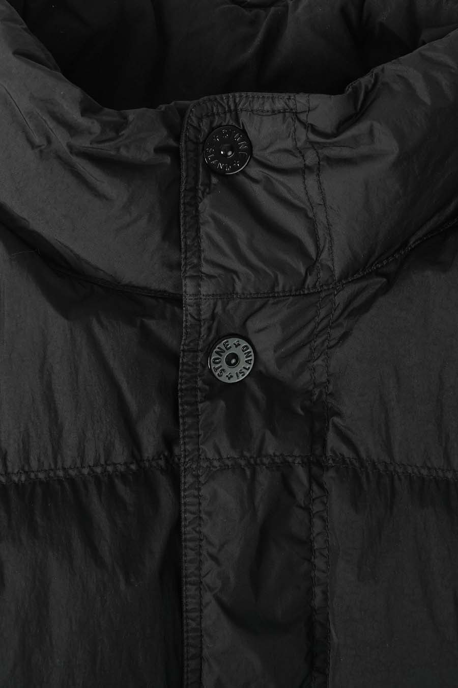 Stone Island - DOUDOUNE CRINKLE REPS NY RECYCLED NYLON NOIR - LE LABO STORE