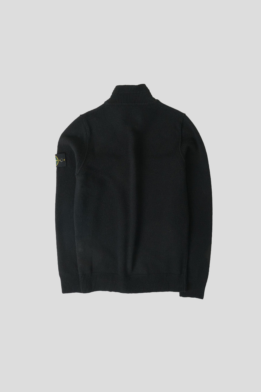 Stone Island - PULL À COL MONTANT NOIR - LE LABO STORE