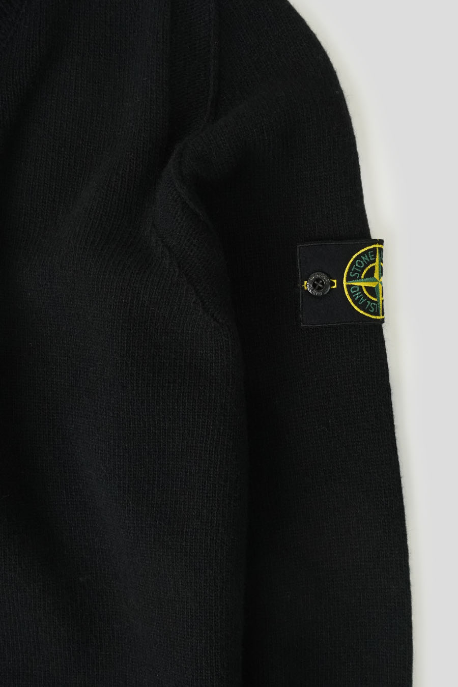 Stone Island - PULL À COL MONTANT NOIR - LE LABO STORE
