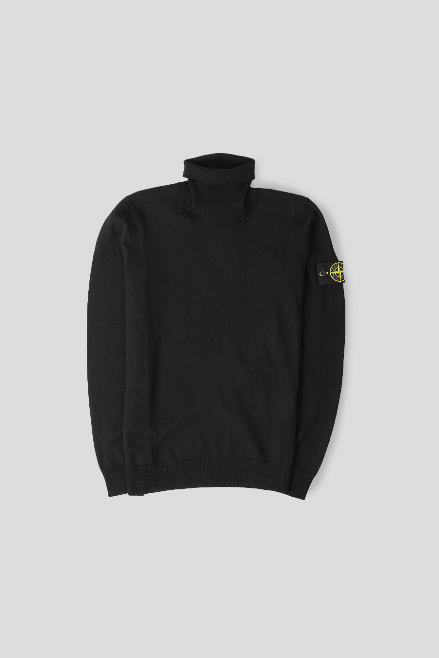 Stone Island - PULL À COL ROULÉ NOIR - LE LABO STORE